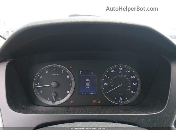 5NPE24AF5GH315142 2016 HYUNDAI SONATA Черный Вид задних сидений