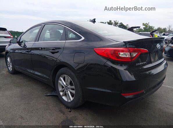 5NPE24AF5GH315142 2016 HYUNDAI SONATA Черный Задняя левая четверть