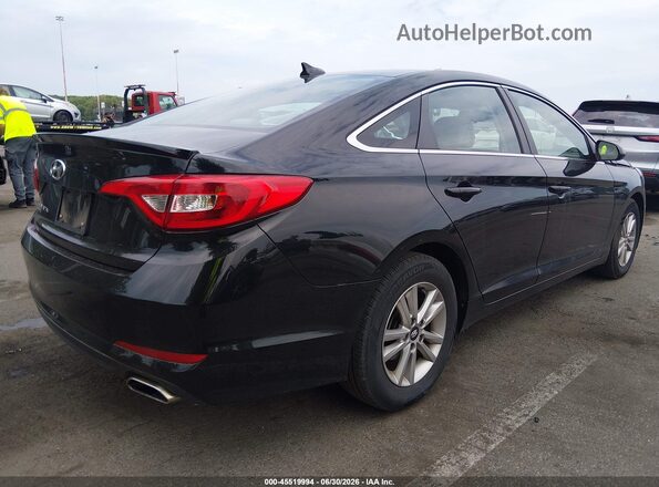 5NPE24AF5GH315142 2016 HYUNDAI SONATA Черный Задняя правая четверть