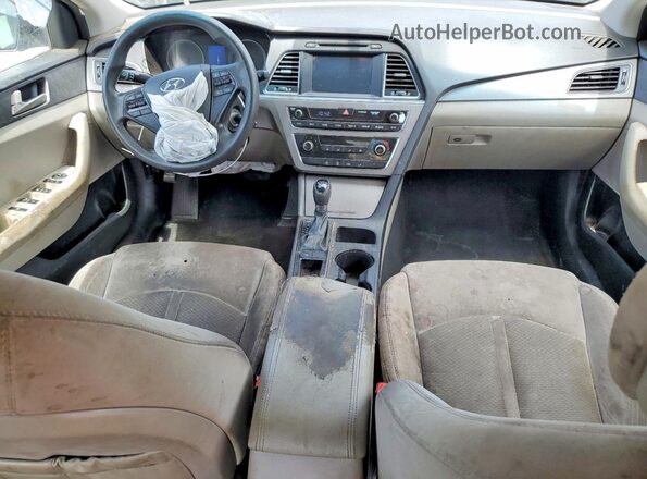 5NPE24AF5GH329834 2016 HYUNDAI SONATA White Dashboard view