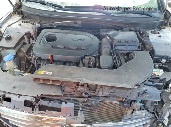 5NPE24AF5GH329834 2016 HYUNDAI SONATA White Rear interior view