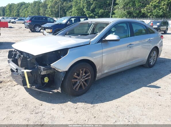 5NPE24AF5GH357746 2016 HYUNDAI SONATA Серебряный Передняя левая четверть