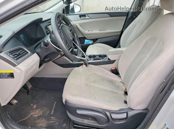 5NPE24AF5GH359240 2016 HYUNDAI SONATA Silver Սալոնի դիմացի տեսք