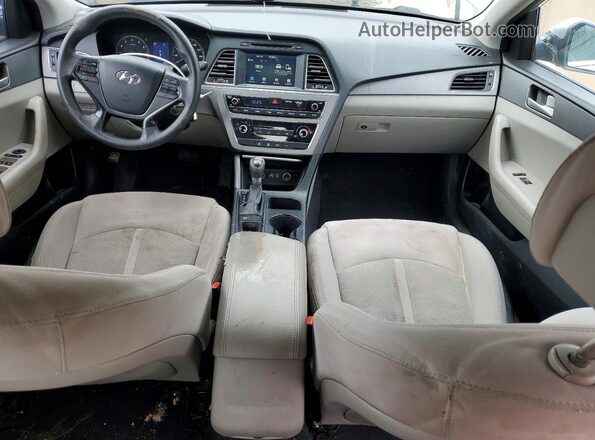 5NPE24AF5GH359240 2016 HYUNDAI SONATA Silver Առջևի վահանակի տեսք