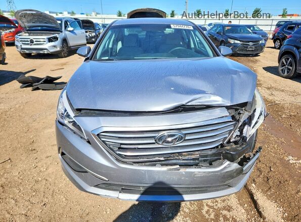 5NPE24AF5GH405827 2016 HYUNDAI SONATA Silver Դիմացի տեսք