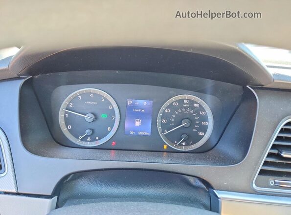 5NPE24AF5GH405827 2016 HYUNDAI SONATA Silver Սարքավորումների վահանակի տեսք