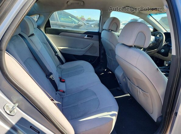 5NPE24AF5GH405827 2016 HYUNDAI SONATA Silver Հետևի նստատեղերի տեսք