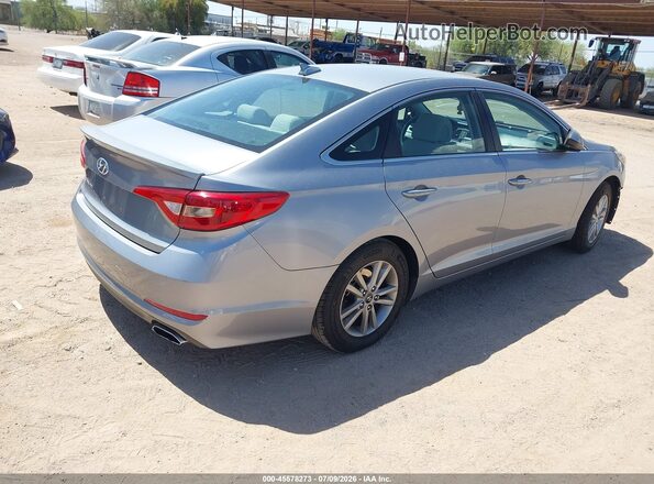 5NPE24AF5HH438781 2017 HYUNDAI SONATA Серебряный Задняя правая четверть
