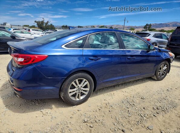 5NPE24AF5HH469724 2017 HYUNDAI SONATA Blue Հետևի աջ