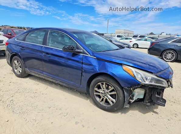 5NPE24AF5HH469724 2017 HYUNDAI SONATA Blue Առջևի աջ