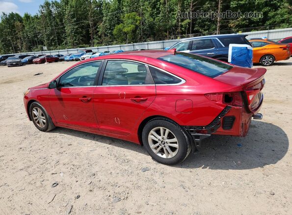 5NPE24AF5HH470050 2017 HYUNDAI SONATA Red უკანა მარცხენა