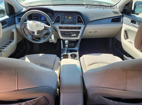 5NPE24AF5HH494350 2017 HYUNDAI SONATA White Dashboard view