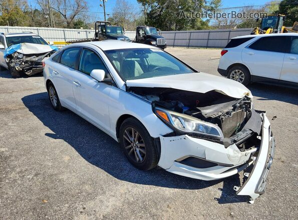 5NPE24AF5HH494350 2017 HYUNDAI SONATA White Front right