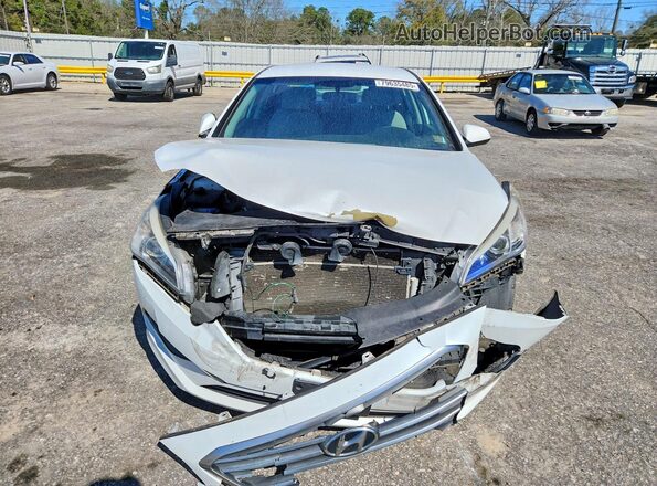 5NPE24AF5HH494350 2017 HYUNDAI SONATA White Front view