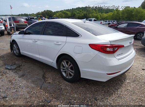 5NPE24AF5HH495689 2017 HYUNDAI SONATA Белый Задняя левая четверть