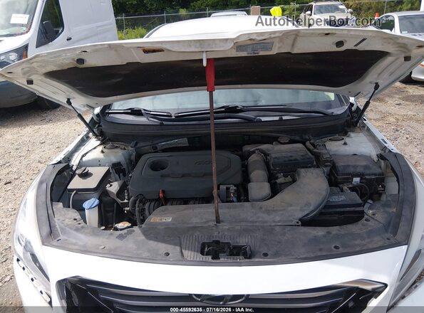 5NPE24AF5HH495689 2017 HYUNDAI SONATA Белый Вид сзади