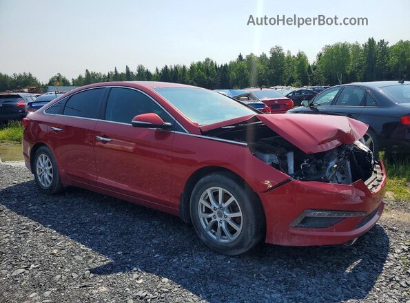 5NPE24AF5HH535642 2017 HYUNDAI SONATA Red Առջևի աջ