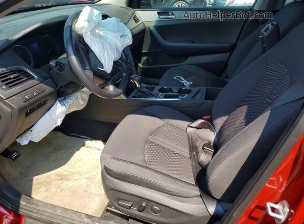 5NPE24AF5HH535642 2017 HYUNDAI SONATA Red Սալոնի դիմացի տեսք