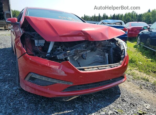 5NPE24AF5HH535642 2017 HYUNDAI SONATA Red Շարժիչի բաժամունքի տեսք