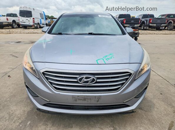 5NPE24AF5HH545605 2017 HYUNDAI SONATA Silver წინა ხედი
