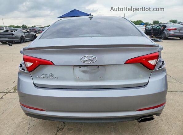 5NPE24AF5HH545605 2017 HYUNDAI SONATA Silver უკანა ხედი