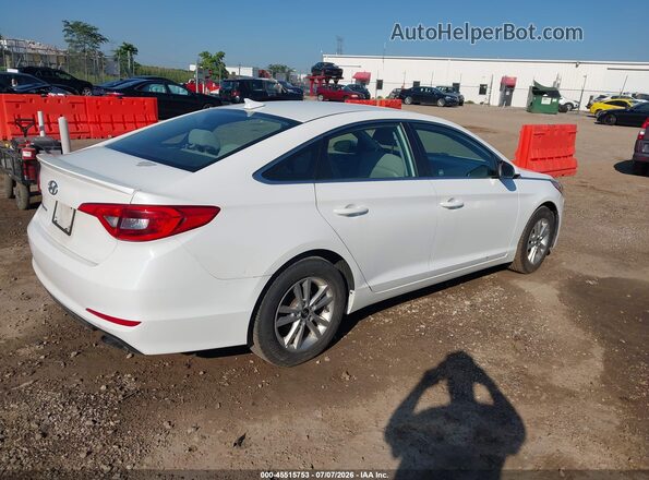 5NPE24AF5HH571766 2017 HYUNDAI SONATA White უკანა მარჯვენა