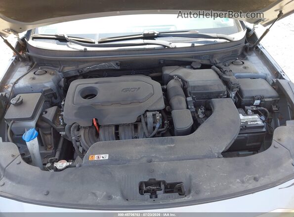 5NPE24AF5HH583335 2017 HYUNDAI SONATA Silver Vista trasera