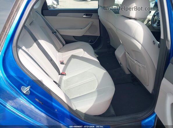 5NPE24AF5JH599492 2018 HYUNDAI SONATA Синий Вид наклейки с VIN-кодом