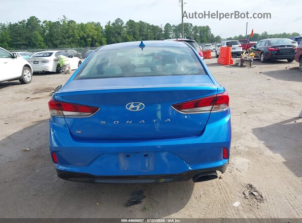 5NPE24AF5JH599492 2018 HYUNDAI SONATA Синий 