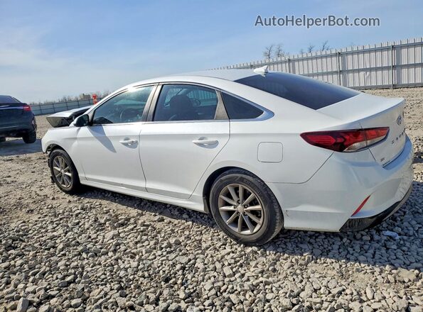 5NPE24AF5JH601239 2018 HYUNDAI SONATA White Հետևի ձախ