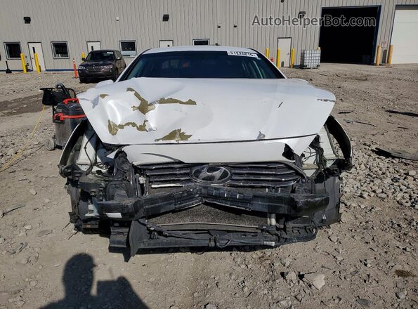 5NPE24AF5JH601239 2018 HYUNDAI SONATA White Դիմացի տեսք