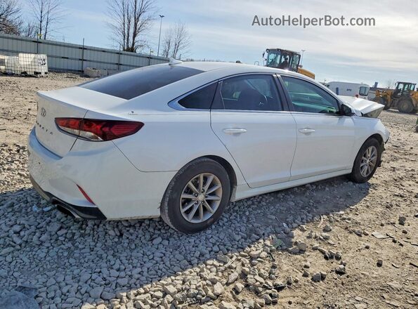 5NPE24AF5JH601239 2018 HYUNDAI SONATA White Հետևի աջ