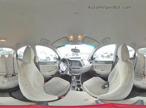 5NPE24AF5JH603198 2018 HYUNDAI SONATA White Widok naklejki z numerem VIN