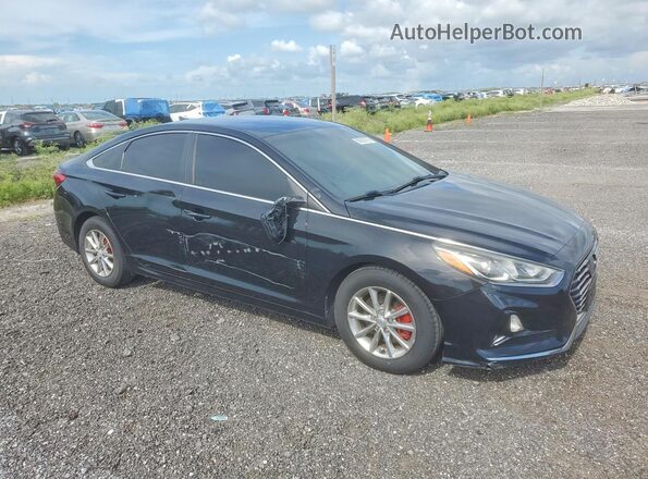 5NPE24AF5JH603282 2018 HYUNDAI SONATA Черный Передняя правая четверть