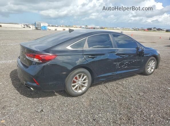 5NPE24AF5JH603282 2018 HYUNDAI SONATA Черный Задняя правая четверть