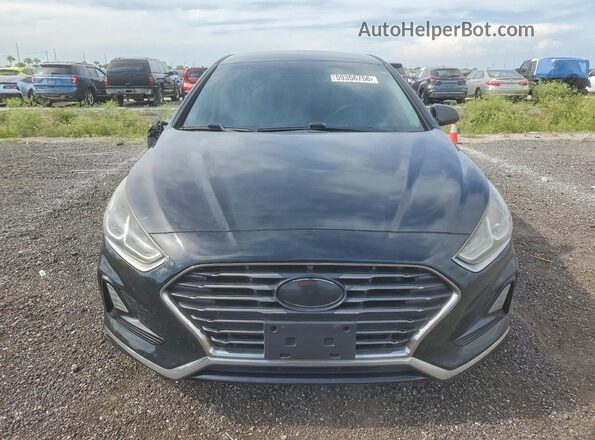 5NPE24AF5JH603282 2018 HYUNDAI SONATA Черный Вид спереди