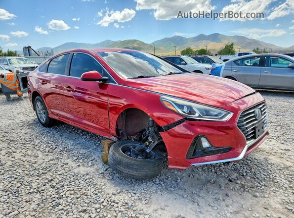 5NPE24AF5JH624858 2018 HYUNDAI SONATA Red Передня права чверть