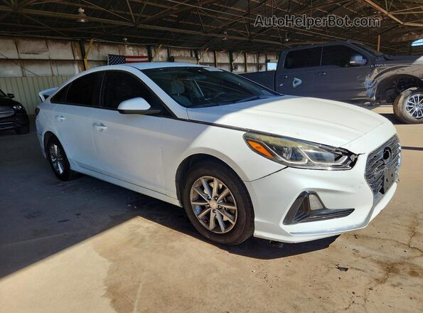 5NPE24AF5JH678211 2018 HYUNDAI SONATA White Przód prawy