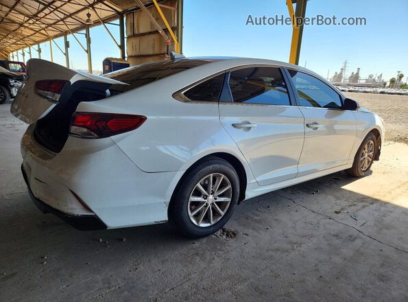 5NPE24AF5JH678211 2018 HYUNDAI SONATA White Tył prawy