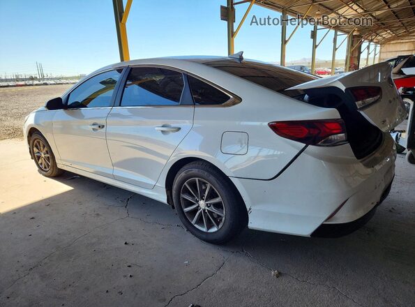 5NPE24AF5JH678211 2018 HYUNDAI SONATA White Tył lewy