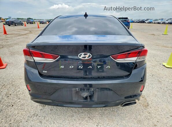 5NPE24AF5JH682419 2018 HYUNDAI SONATA Black უკანა ხედი