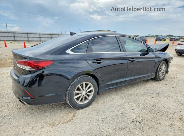 5NPE24AF5JH682419 2018 HYUNDAI SONATA Black უკანა მარჯვენა