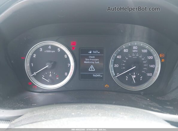 5NPE24AF5JH688530 2018 HYUNDAI SONATA Серый Вид задних сидений