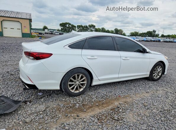 5NPE24AF5KH754852 2019 HYUNDAI SONATA White უკანა მარჯვენა