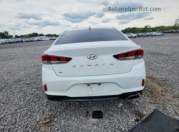 5NPE24AF5KH754852 2019 HYUNDAI SONATA White უკანა ხედი