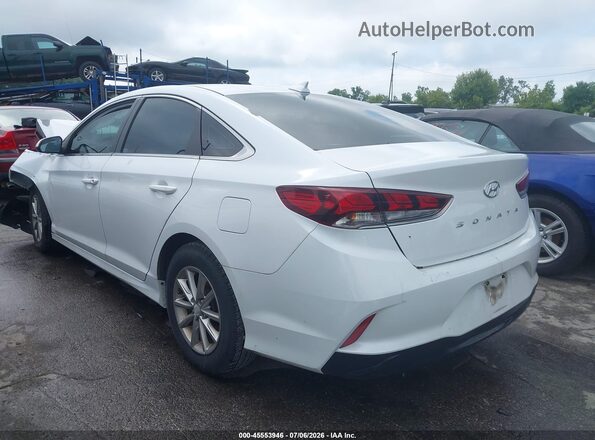 5NPE24AF5KH772462 2019 HYUNDAI SONATA White Հետևի ձախ