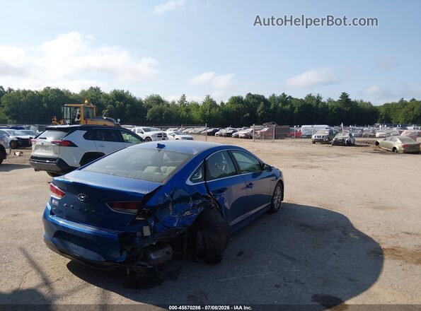 5NPE24AF5KH774342 2019 HYUNDAI SONATA Синий Задняя правая четверть
