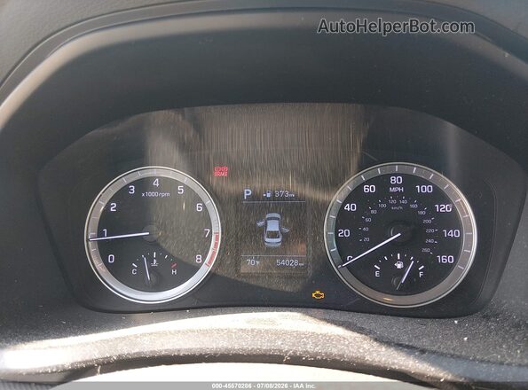 5NPE24AF5KH774342 2019 HYUNDAI SONATA Синий Вид задних сидений