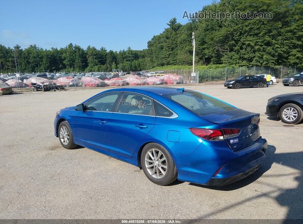 5NPE24AF5KH774342 2019 HYUNDAI SONATA Синий Задняя левая четверть