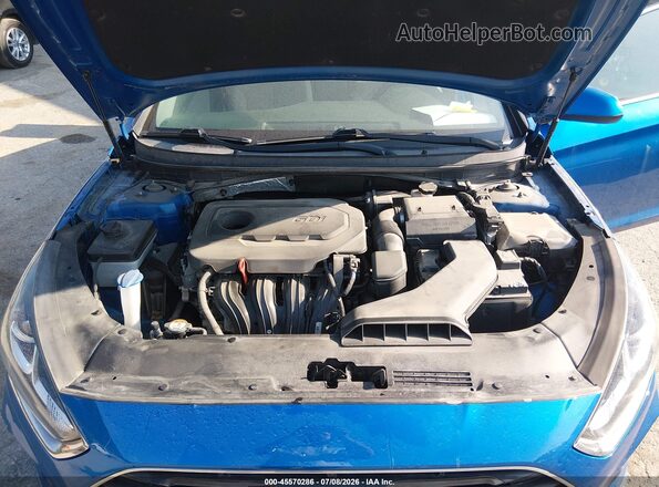 5NPE24AF5KH774342 2019 HYUNDAI SONATA Синий Вид сзади